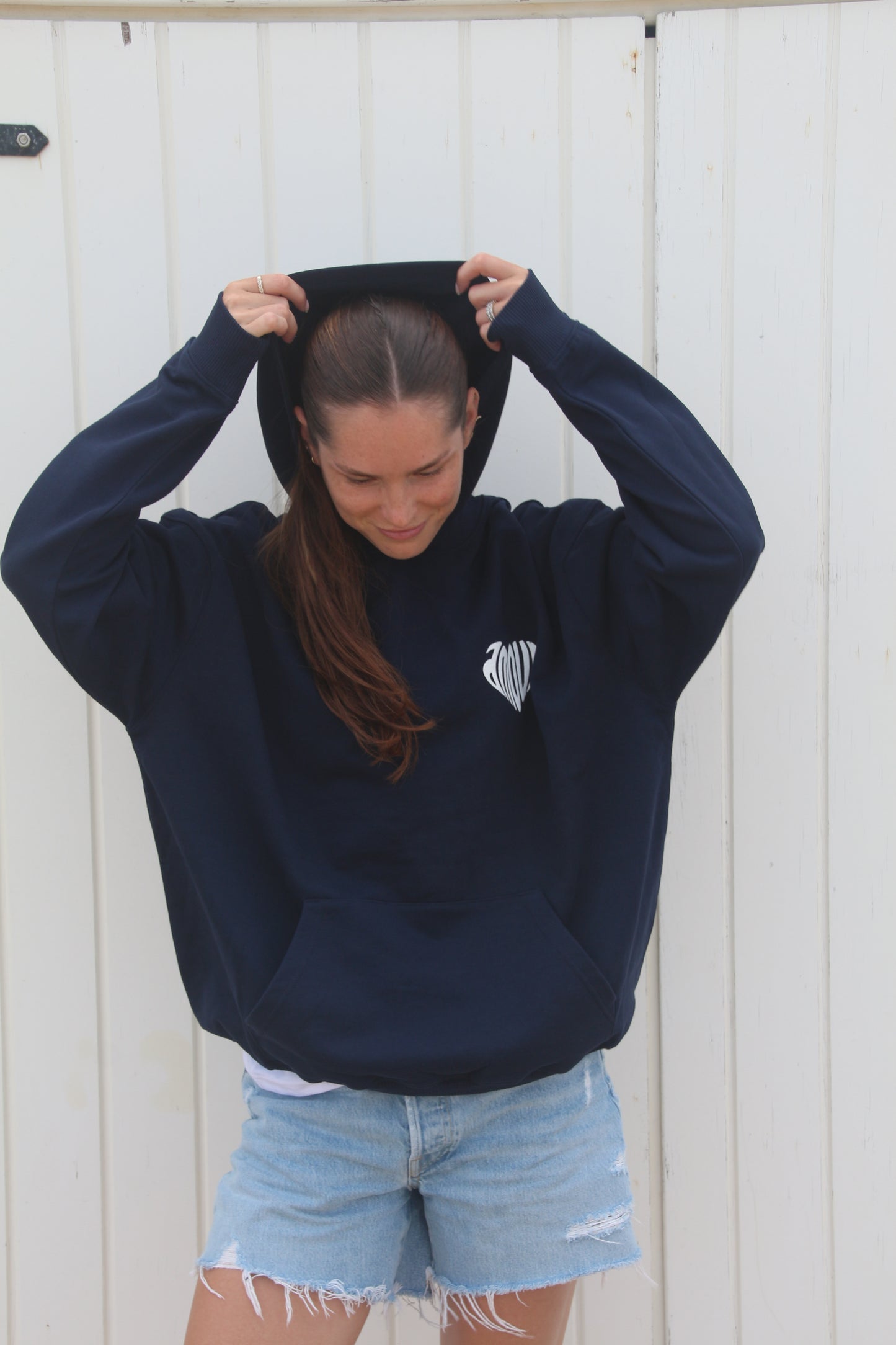 Amour Antwerp Navy Hoodie