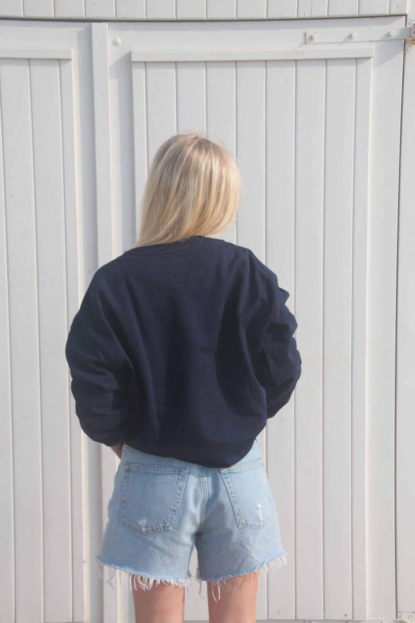 Amour Antwerp Navy Crewneck